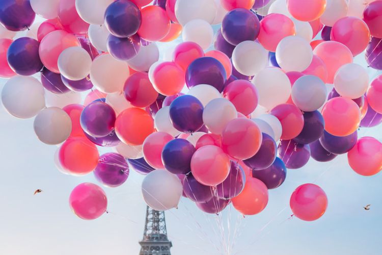 надувні кульки, Париж