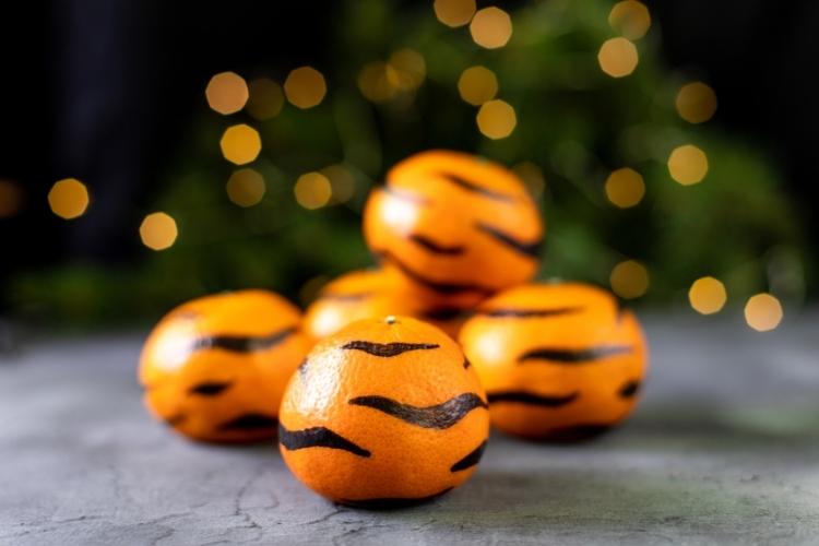 мандарини, Новий рік тигра 2022