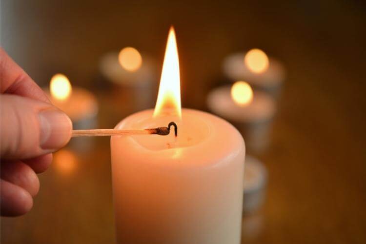 свічка, Різдвяний піст