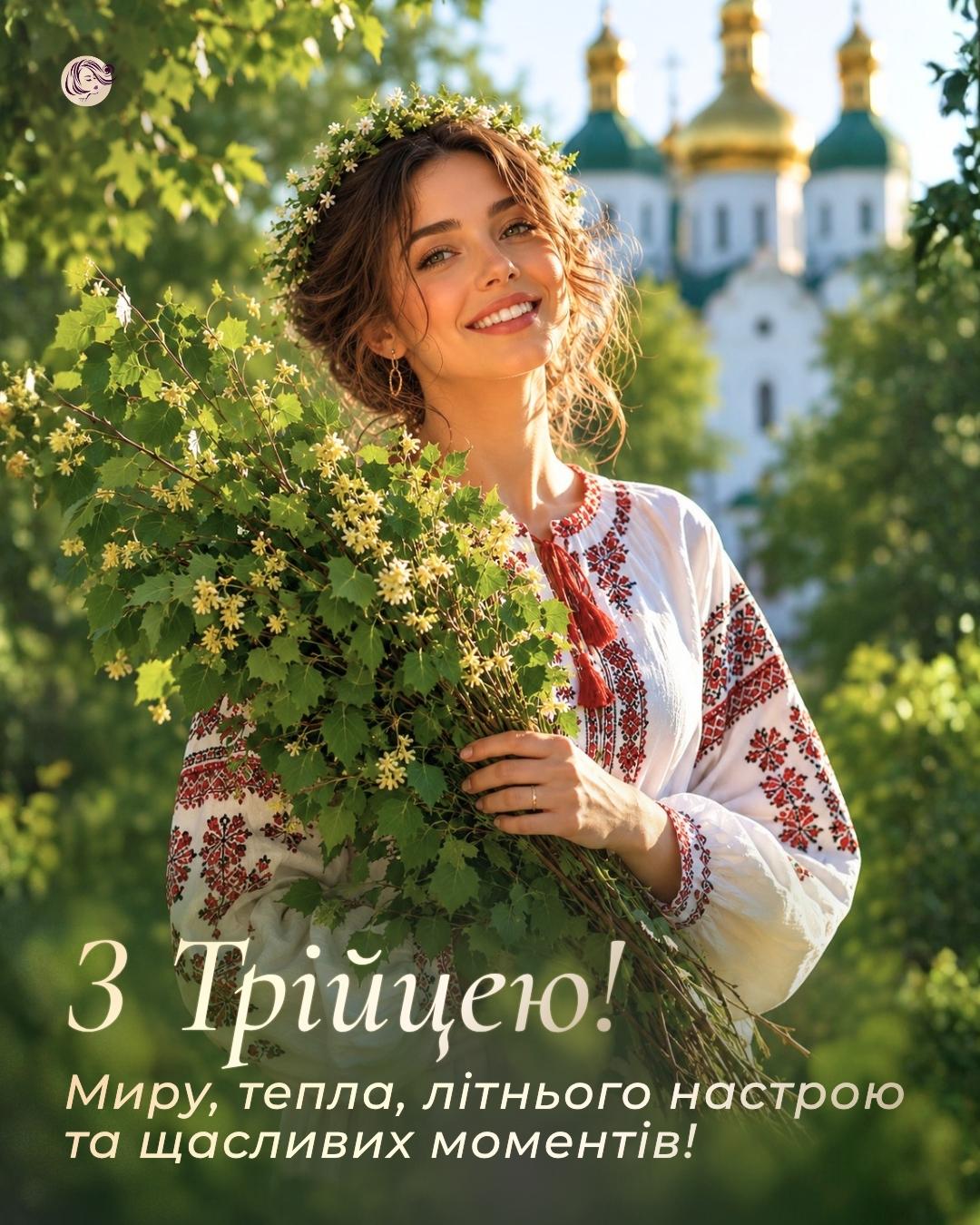 з Трійцею картинки, вітання зі святом Трійці, вітання з трійцею українською мовою, з Зеленими святами