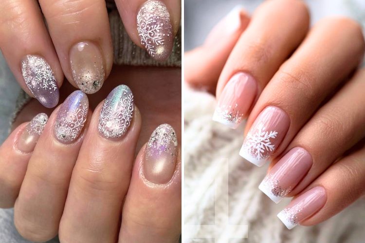 новорічний манікюр