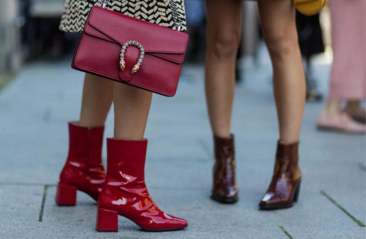 червоні ботильони