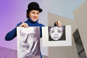 Художниця з Херсона створює картини під обстрілами