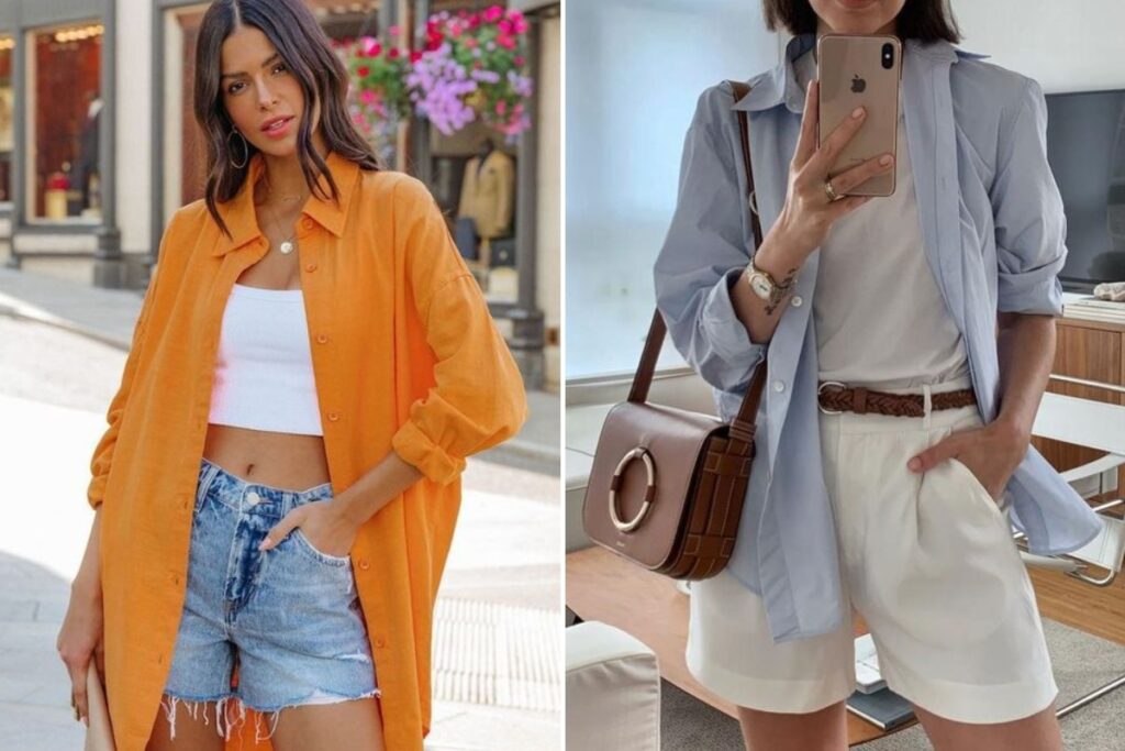 Як носити сорочку оверсайз