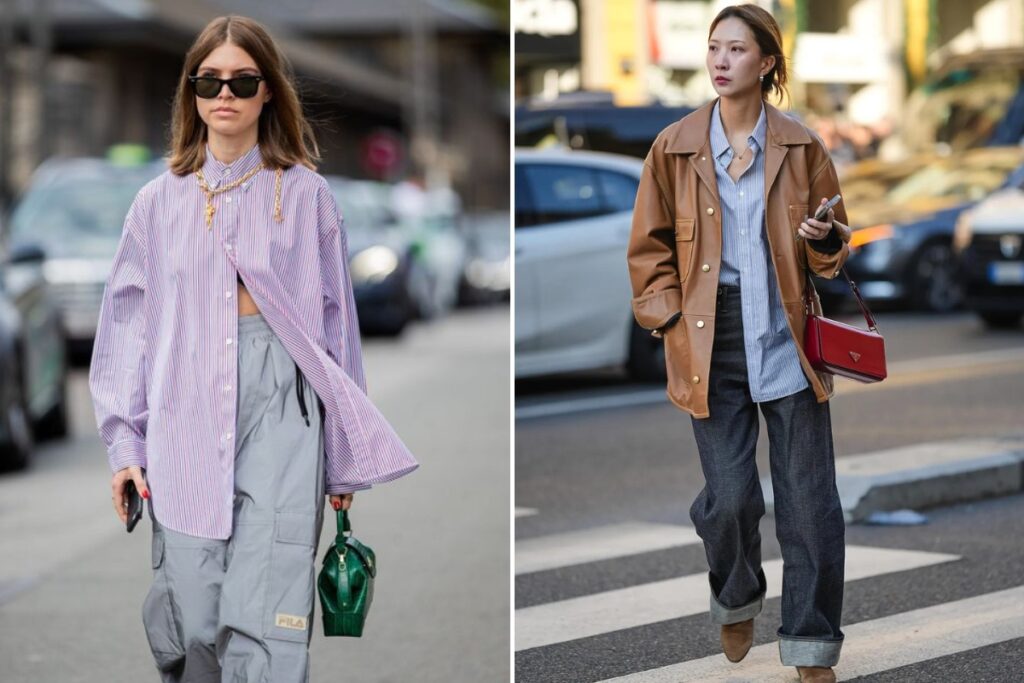 Як носити сорочку оверсайз