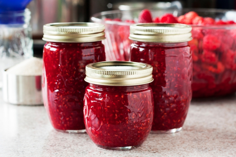 малина з цукром на зиму