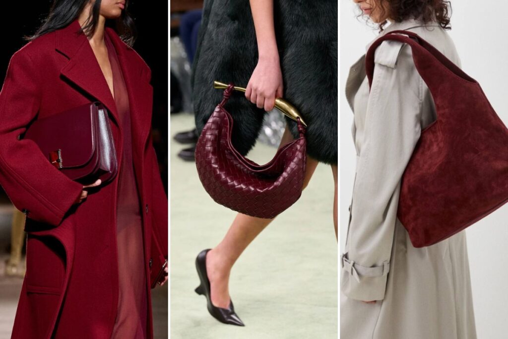 бордові сумки