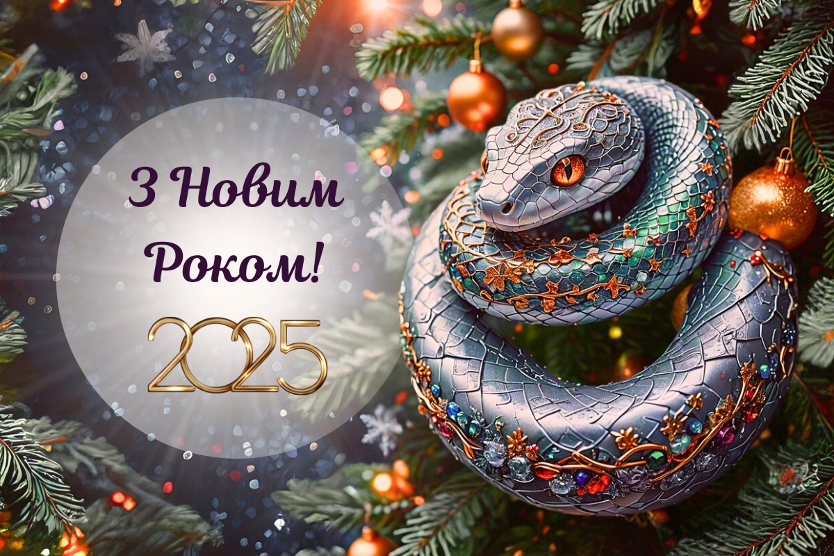 Красиві привітання з Новим Роком 2025: картинки та вірші