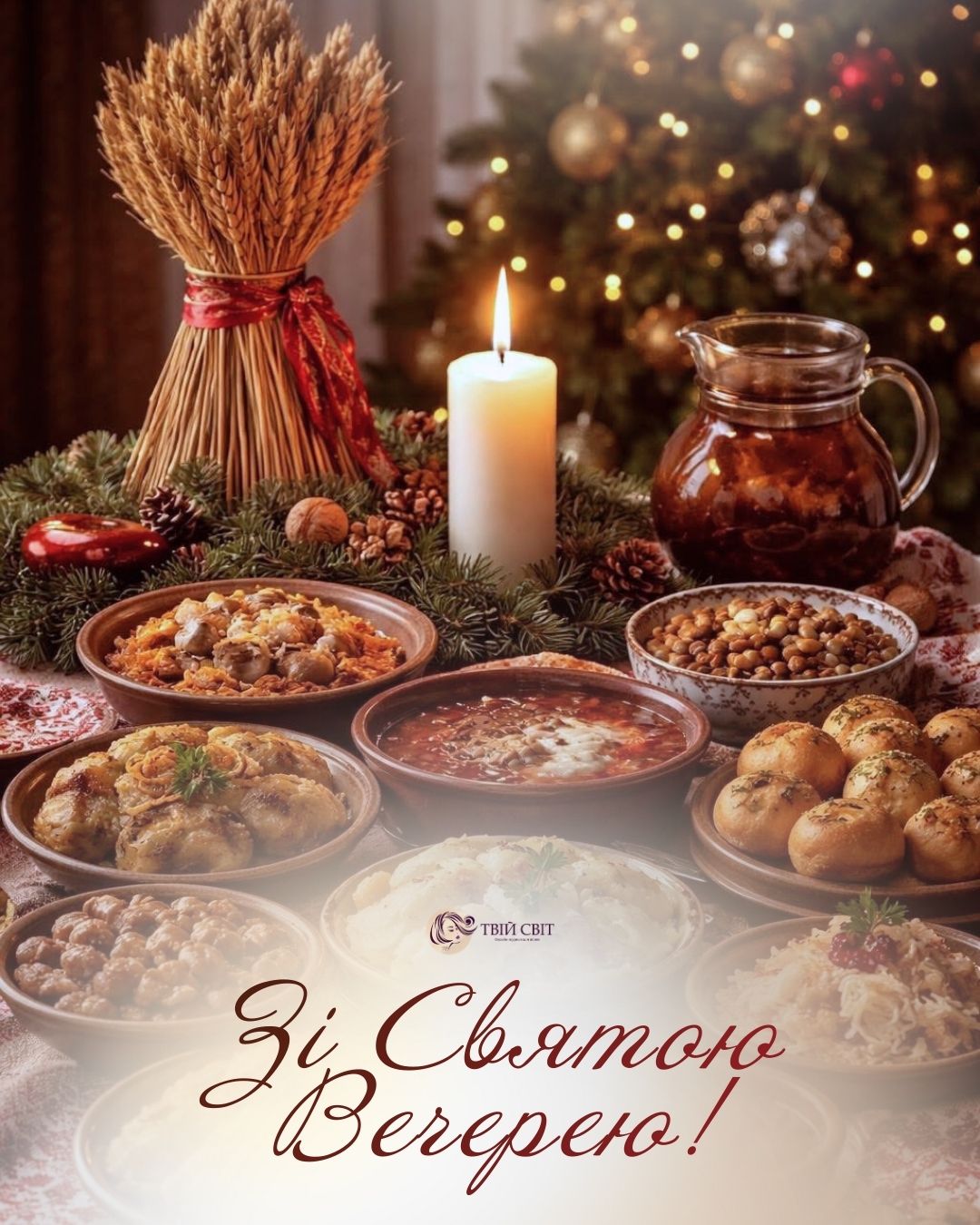 привітання на Святвечір, привітання на святий вечір