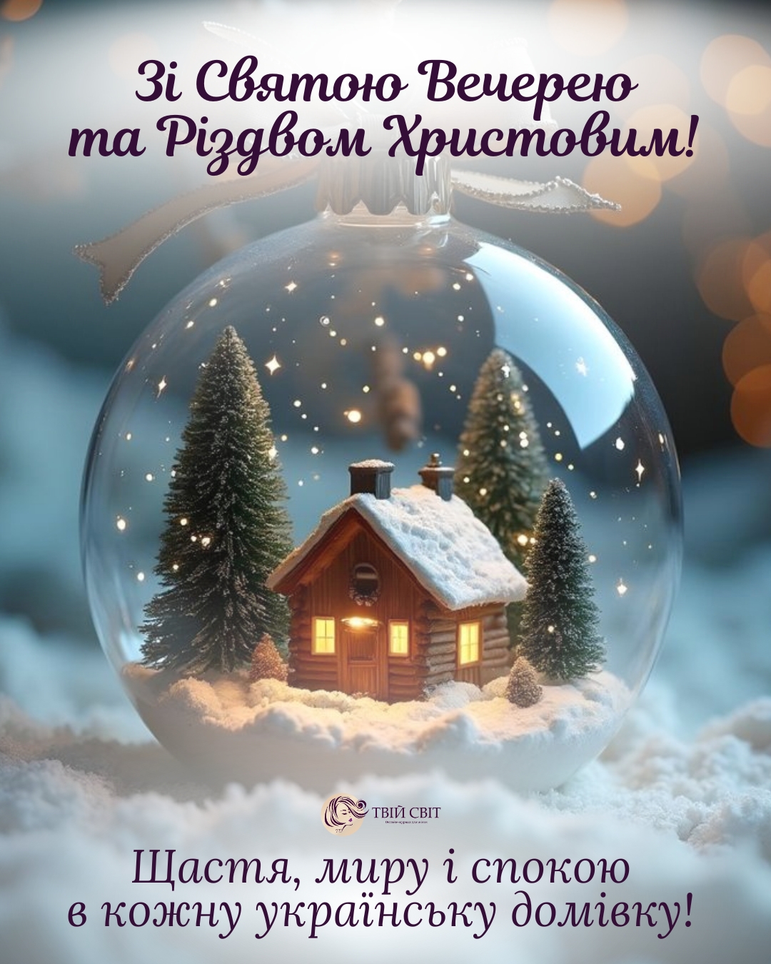 привітання на святий вечір, вітання з святою вечерею, святвечір вітання