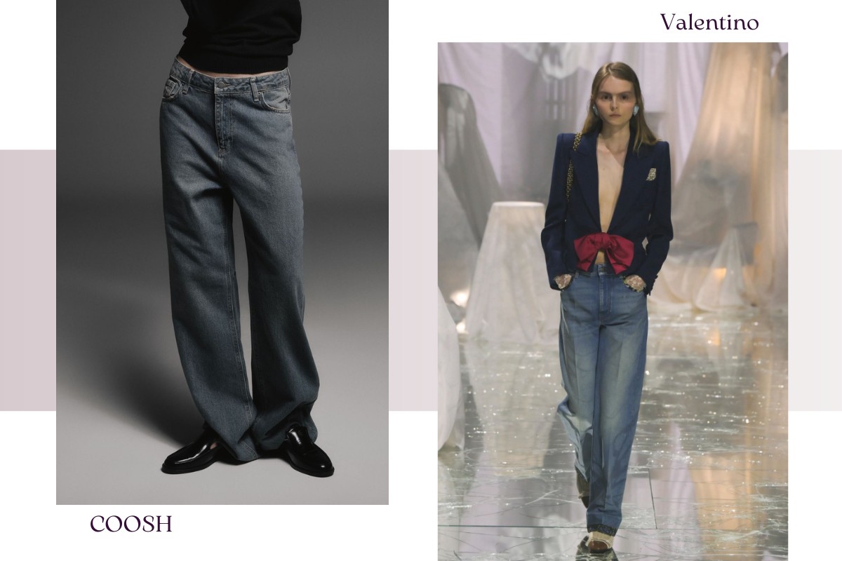 модні джинси 2025, прямі джинси