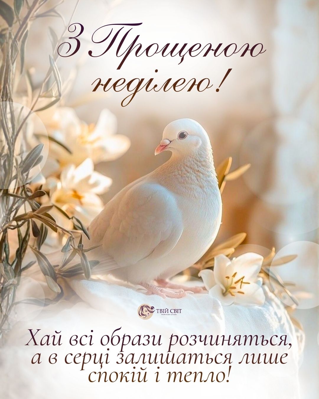 листівки прощена неділя, з прощеною неділею, картинки , привітання