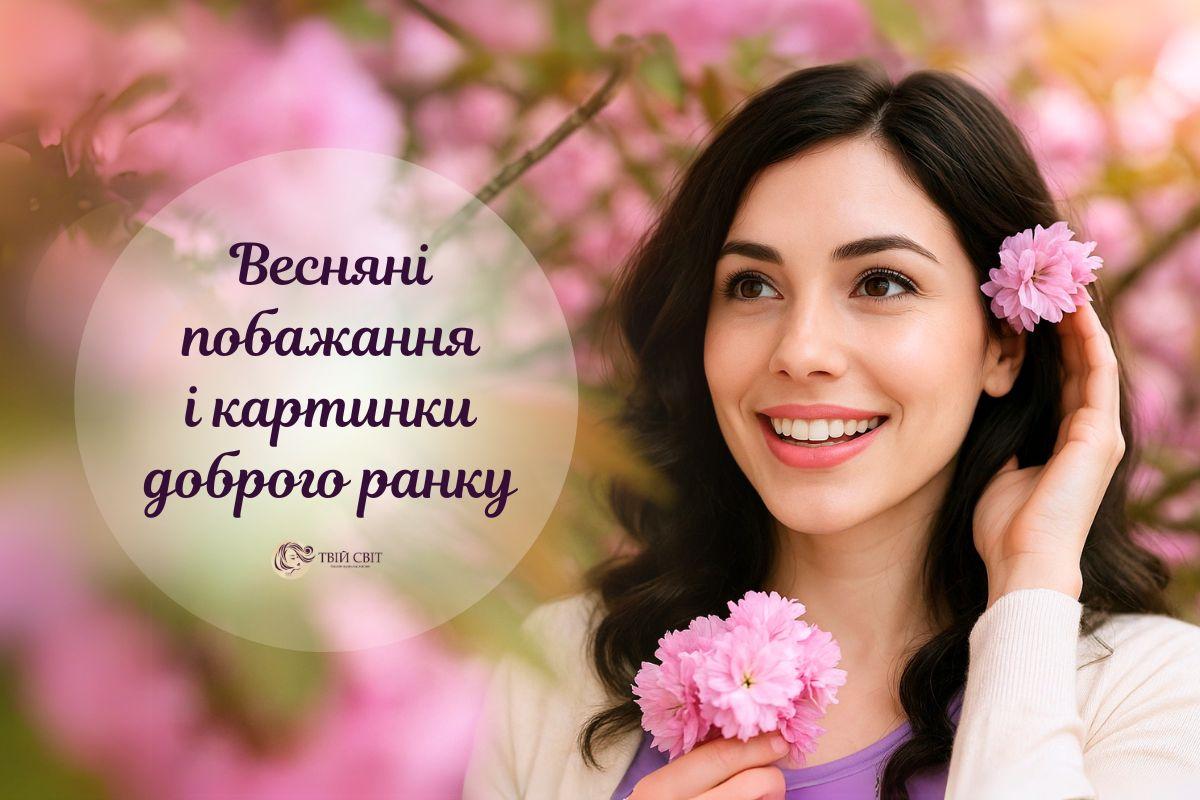 Доброго весняного ранку! Побажання та картинки на кожен день тижня