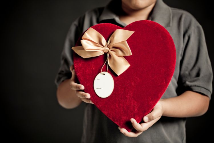 коробка у вигляді серця