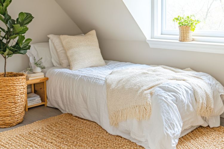 спальня на мансарді