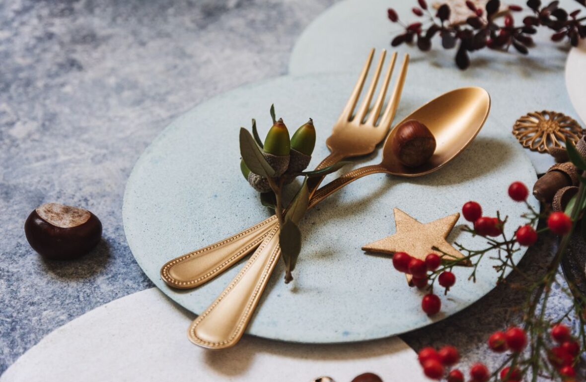 новорічне сервірування