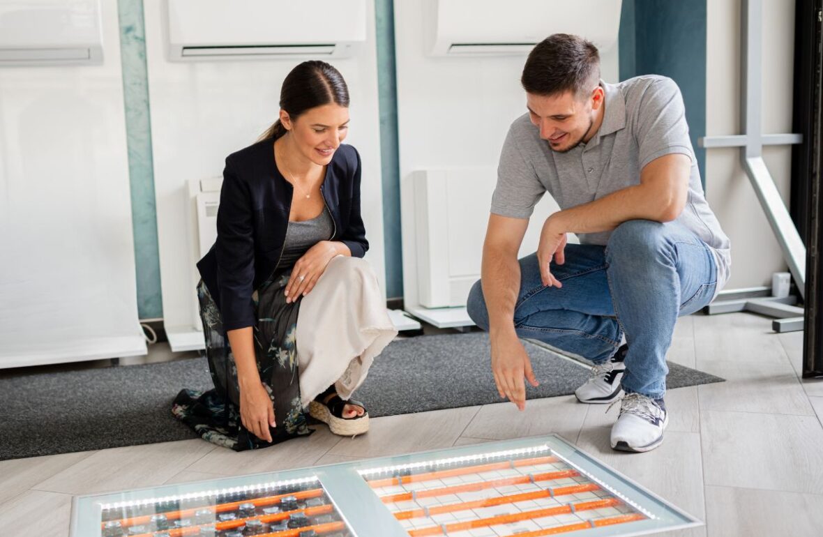 електрична тепла підлога