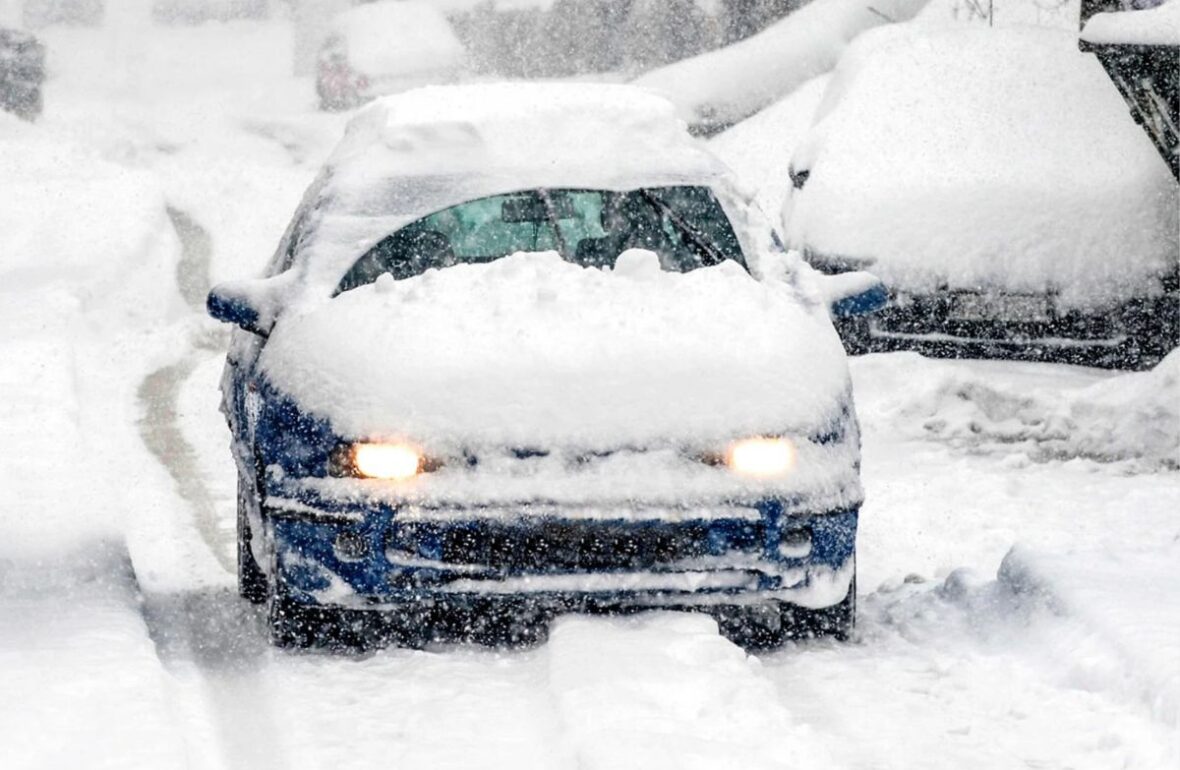 авто взимку