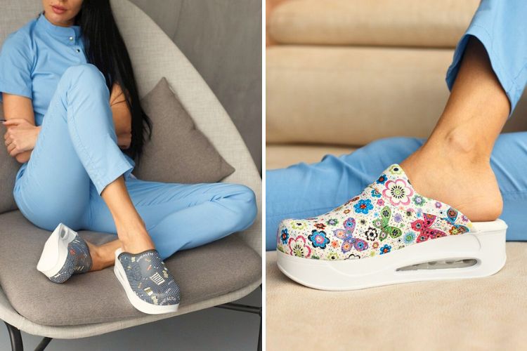 жіночі шкіряні сабо