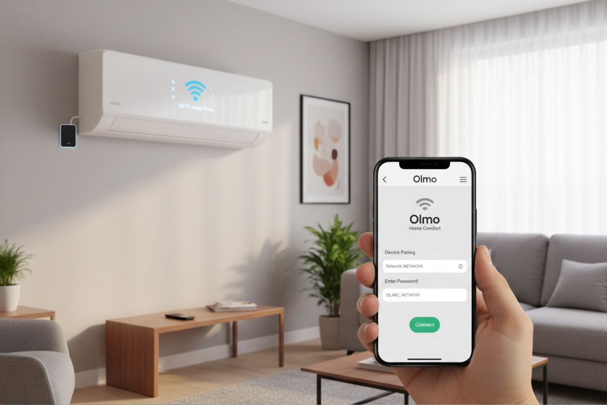 Як налаштувати Wi-Fi модуль у кондиціонері Olmo