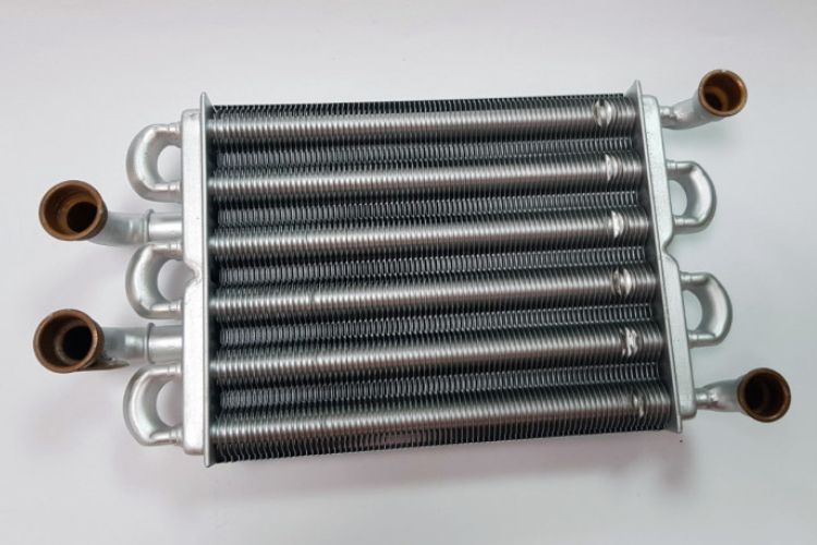 Бітермічний теплообмінник на газовий котел / Зображення: gasboiler.com.ua