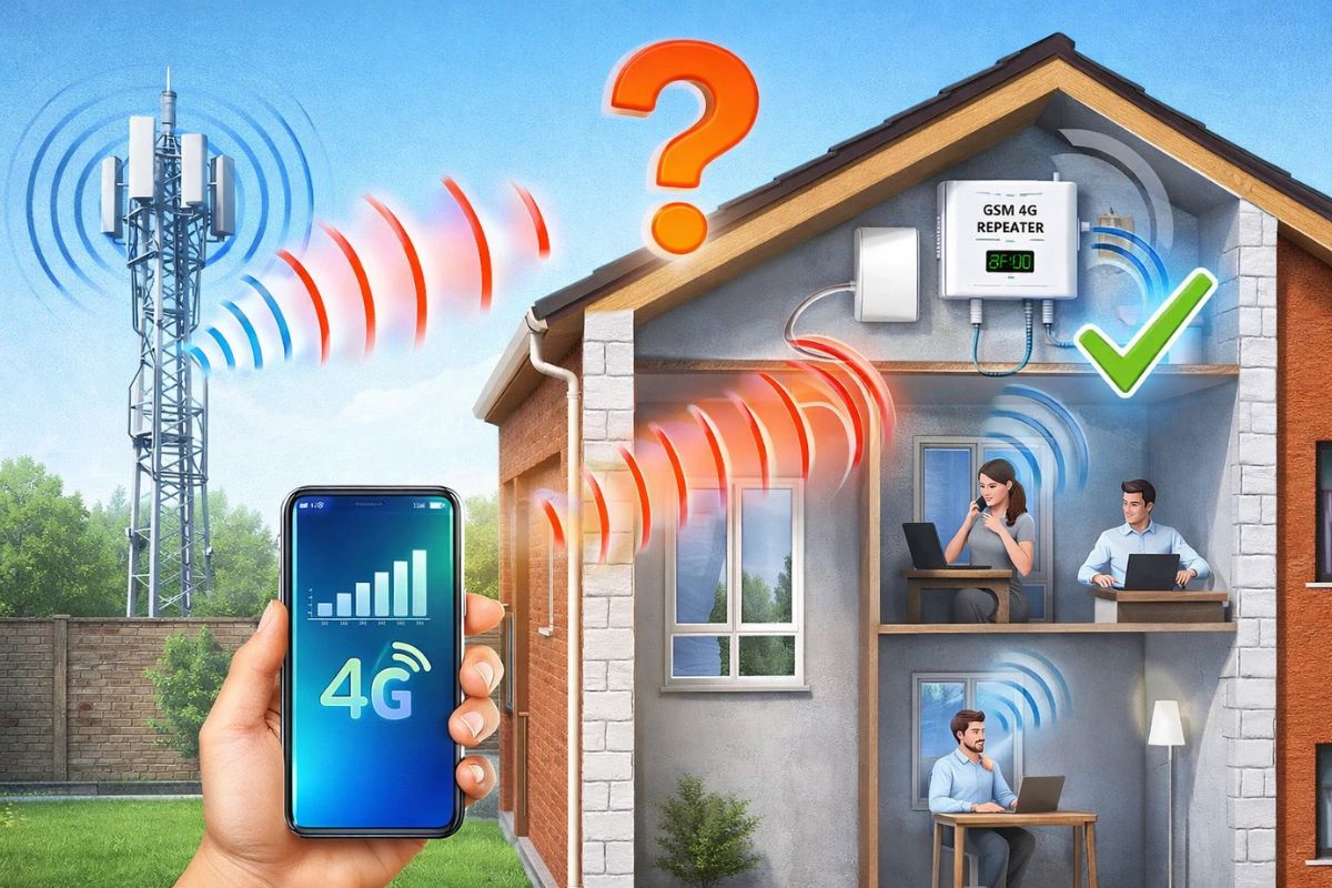 Чому зв’язок на вулиці є, а в будинку – ні: коли потрібен GSM репітер?