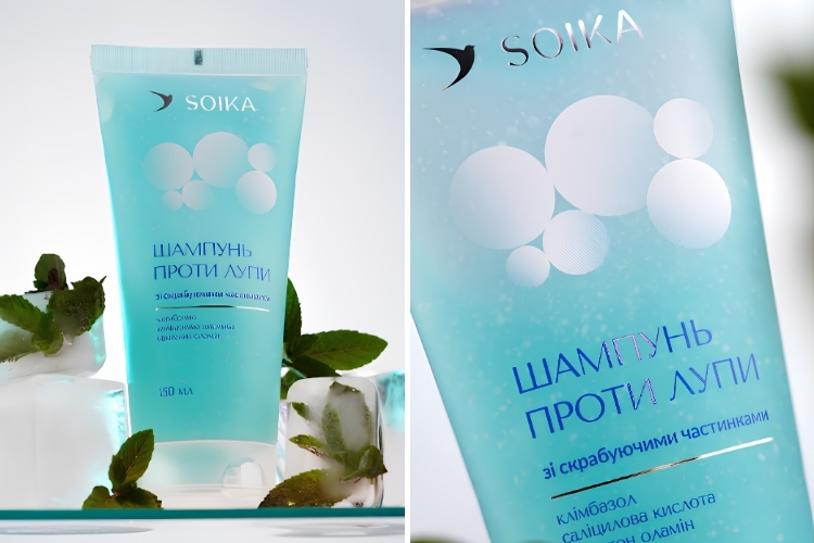 шампунь проти лупи Soika